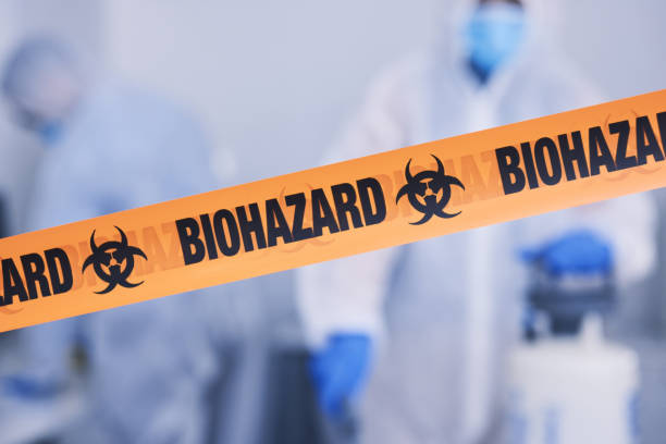 Professional Drug Lab Cleanup technician working in Montvale, NJ